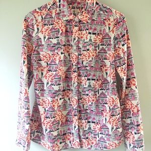 BODEN Classic Shirt Botanical Birdcage